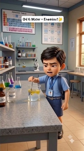 Oil & Water Ki Dosti Kaise Huyi? 🤯 Science of Emulsion! #shorts #Chemistry #emulsion #scincefacts