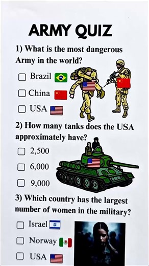 Army quiz #quizchllnge #education #fyp #knowledge #information #quiz #knowlge #lren #QuizTime #RiddleQuiz #army | guessmaster3