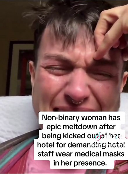 Non-binary Woman Asked to Leave Hotel for Mask Request