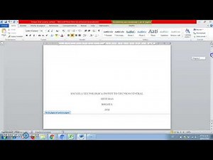 Creating a paper with APA standards in Word Part 2