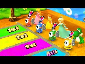 Mario The Top 100 Minigames Peach vs Yoshi vs Daisy vs Rosalina