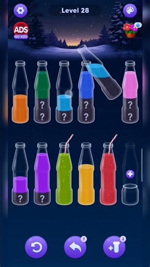 Water Sort! Color Sort Puzzle Level #28 #game #shortvideo #shortsfeed #shorts #short #brain #fun