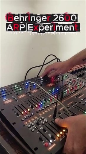 Behringer 2600 ARP Experiment 3#technomusic #techno