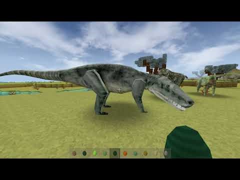 The time when dinosaurs rule the Survivalcraft 2 world 🦖🦕 Survivalcraft 2 Triassic Era Mod
