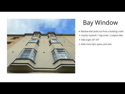 Bay Window Explained in 20 Seconds #windows #civilengineering