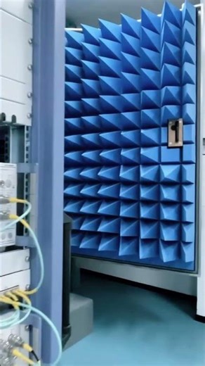 Inside an EMC Anechoic Chamber | RF Testing Equipment & Setup #emctesting #anechoicchamber