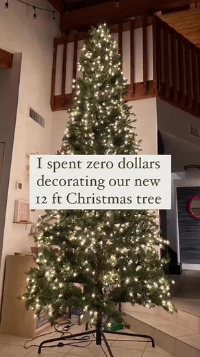 Decorating a 12 ft Christmas tree is quite the task! 🎄 I’m on a budget here so I was determined to make it look pretty without breaking the bank. Everything I used I either already had or made myself out of things I had around the house. Paper bag snowflakes, tissue paper flower puffs and some old ornaments that I painted! Follow for more budget friendly holiday decor! I’ll be sharing new crafts and gift ideas every day! #holidaydecor #diychristmasornaments #christmastreedecorating | Selene Bui