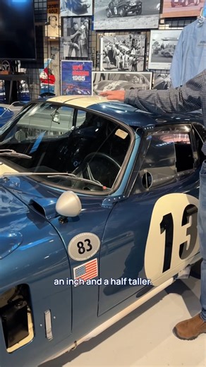 Daytona Coupe CSX2299. This is the second Daytona Coupe out of the six that were made. On display inside the Shelby American Collection. On loan from the Miller Family Automobile Foundation. #DaytonaCoupe #ShelbyCoupe #ShelbyAmericanCollection | Shelby American Collection
