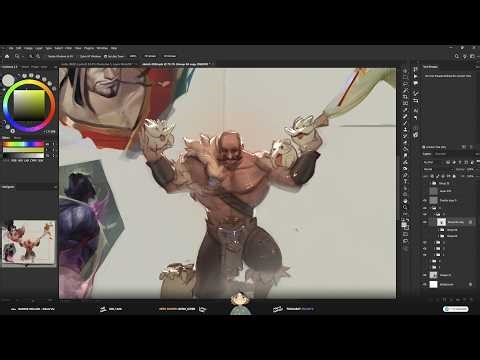 March 3, 2026 [Sketches and Irelia Splash Art!] Digital Painting, Photoshop