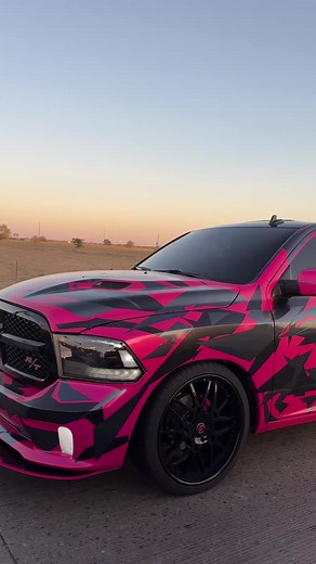 Stylish Lowered Trucks: Discover the Pink Ram RT Girl