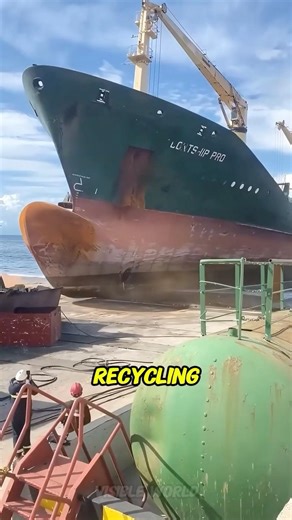 Where do ocean ships end their journey? #viral #new #facts #technology