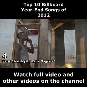Top 10 Billboard Year-End Songs of 2012