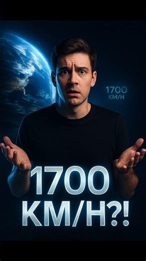 Earth Spins at 1700 km/h… So Why Don’t We Feel It? 😳🌍
