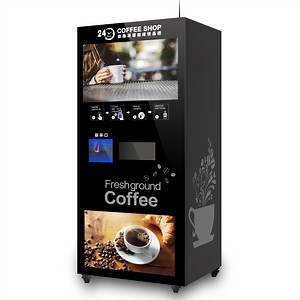 [Hot Item] Commercial Electric Instant/Freshly Ground Coffee Iced Coffee Vending Machine for Shops/Offices