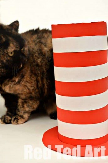 How to make a Paper Hat for Dress Up Day - Red Ted Art's Easy Crafts