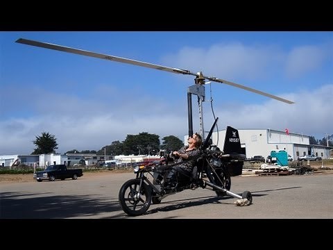 Meet Dezsö Molnár and His Flying GyroCycle