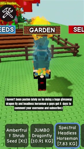 dragon fly and headless horseman giveaway