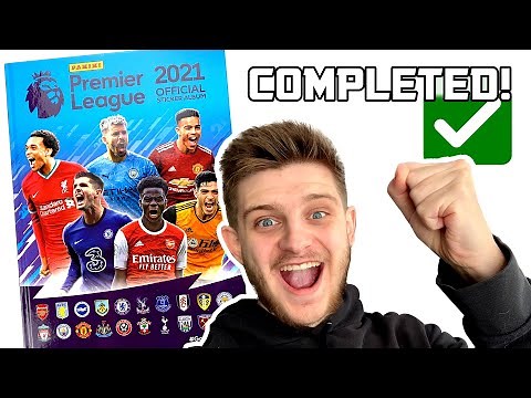 COMPLETED!! | PANINI PREMIER LEAGUE 2021 STICKER COLLECTION!! (album showcase!!)