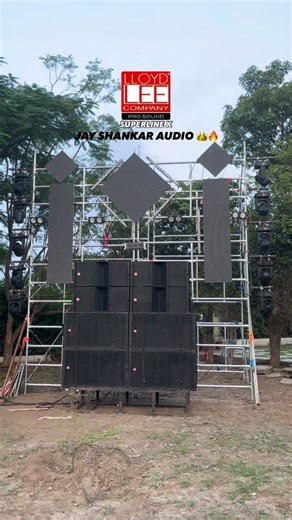 जय शंकर_Audio99+official on Instagram: "SUPERLINE X🔥 @jay_shankar.audio 👑💯 India’s Top Leading Professional Sound Company🇮🇳 LLOYDLEE COMPANY🫶🏻 clean and loud Mobile No (7219184642) (7038076267) Powered By @lloydleecompany Design By @zurabraganza . . . . . #jayshankaraudio #lloydleecompany #india #trending #soundquality"