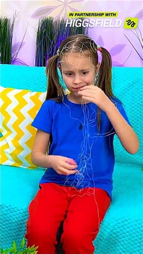 🦷 Floss Your Teeth the Fun Way! 😄 Easy Kids Hygiene #shorts