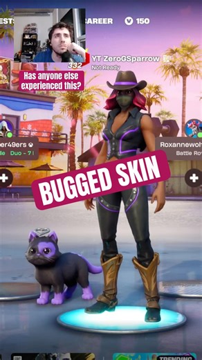Bugged Fortnite Skin #fortniteclips