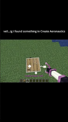 Physics entities are lowkey broken in Minecraft Create Aeronautics....