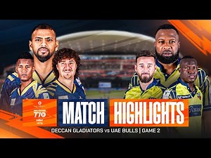 2025 Abu Dhabi T10 I Match 02 Highlights: Deccan Gladiators vs UAE Bulls | Season 9