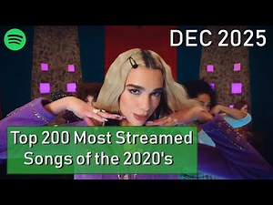 Top 200 Most Streamed Songs of the 2020's