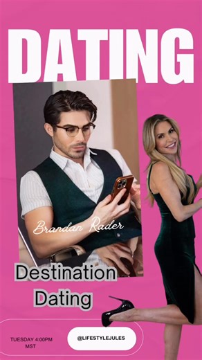 Julie Werner Xander on Instagram: "✈️❤️ Would you date someone in another city… or even another country? ❤️✈️ Join me TODAY for my dating show as we dive into Destination Dating — what it is, why it works, and how it might completely change the way you approach love. 🗓 TODAY ⏰ 4:00 PM MST 📍 Live on Instagram @lifestylejules I’ll be going live with dating expert Brandan Rader to break down how expanding your dating radius can open the door to deeper connections, better alignment, and way more p