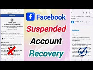 How to recover suspended facebook account | Fix you submitted an appeal 180 days | problem solved