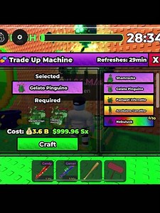 NEW TRADE UP MACHINE! 🌪️ Crafting RARE Brainrots in Escape Tsunami!