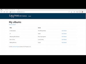 Getting started with Laminas MVC PHP 8 and Doctrine ORM Album Module