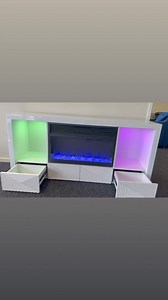 Our latest TV entertainment unit with real fireplace ,bluetooth speaker with changing LED lights 4 drawers at the bottom Dimensions 730 mm height & length is 1600 mm on special $1099 normal RRP is $1299 contact Sunny on 0211742031 or visit shop 425 Aylesbury street Pakuranga Plaza #design #furniturestore #furniture #furnitureStoreNearMe #luxuryinterior #furnituredesign #auckland #diningtable | Cool Furnishings