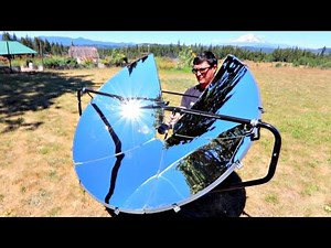 Cooking Food With Sunshine - Off-Grid Solar Cooker Oven