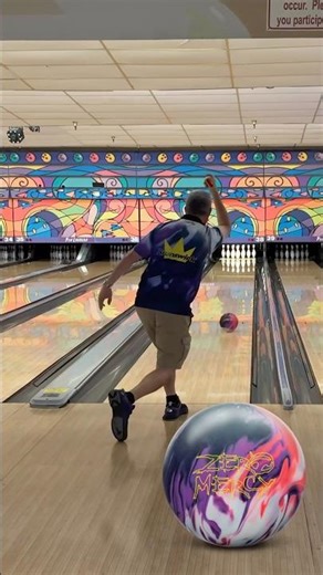 Destroyed the Pocket…9 Pin Said “Not Today”. #bowling #petedohanbowling #bowlingstyle