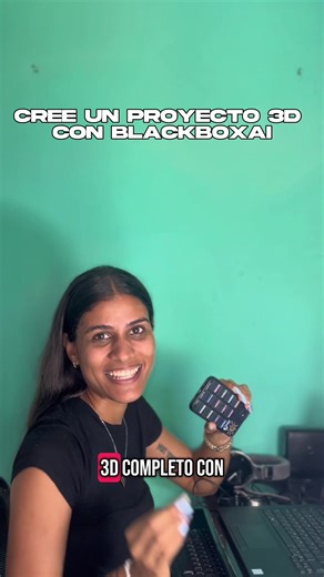 Cree un proyecto 3D completo con BlackboxAI #blackbox #blackboxai #blender #programming #programacion