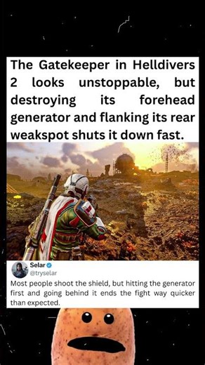 HELLDIVERS 2 GATEKEEPER WEAKNESS #GatekeeperDown EXPOSED