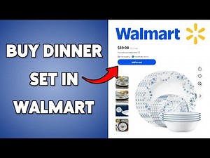 How To Buy Dinner Set In Walmart | Purchase Dinnerware On Walmart 2025