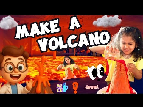 VOLCANO |How to Make a Volcano at Home | DIY Volcano Science Experiment for Kids | DIY Volcano Model