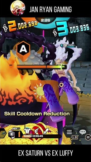 EX Saturn vs G5v2 Luffy (no Trait KO) - One Piece Bounty Rush