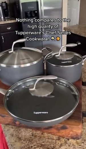 Tupperware’s Chef Series II Cookware is the BEST on the market! #tupperware #cookware #tiktok #fyp