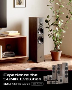 We are proud to introduce the new DALI SONIK Series, a major step forward in accessible high-fidelity sound. From compact bookshelf speakers to powerful floorstanders and elegant on-wall solutions, SONIK brings flagship-inspired DALI technologies into every home. With SMC™ magnet systems, Clarity Cone™ drivers and next-generation tweeters, SONIK delivers clarity, depth and musicality that redefine expectations. Discover more 👉 https://www.dali-speakers.com/en/news/experience-the-sonik-evolution