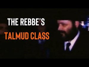 The amazing thing that happened at the Rebbe's Talmud class