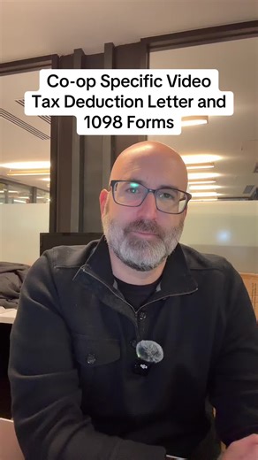 Co-op shareholders are receiving their Tax Deduction Letter and 1098 forms. What are those?? #coopmanagement #nycrealestate #nycbuildings #propertymanagement #nycbuildings
