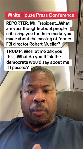 Former FBI director Robert Mueller recently passed away. He was the investigator into Donald Trump’s alleged 2016 Russian Collusion. Trump says that he’s glad he passed. #trump #maga #news #FBI #funnymoments