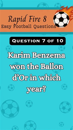 08 - Football Rapid Fire Quiz 🔥⚽ Questions Challenge