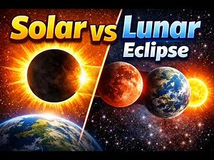 Shadows of Sun and Moon - Sun, Earth & Moon Alignment | Eclipse Explained