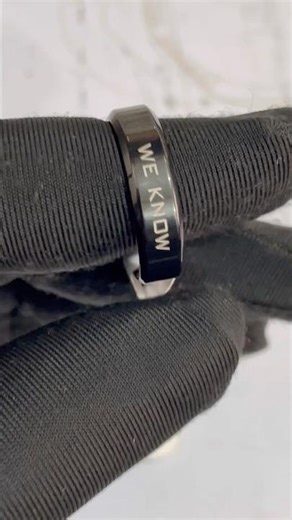 Custom laser engraved ring. Black.Dope #chain #bracelet #pendant #fashion #engraving #jewelry #ring