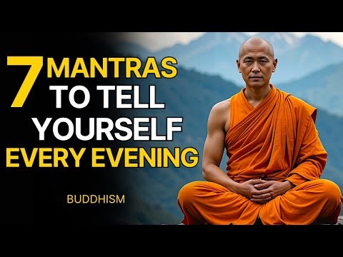 7 Powerful Mantras You Should Tell Yourself Every Evening | Buddhist Wisdom In Your Life