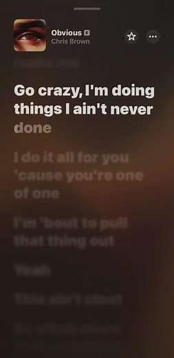 Chris Brown - Obvious #chrisbrown #obvious #music #lyrics #lyricvideo #youtubeshorts #shorts #song
